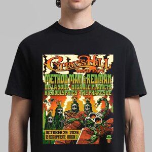 Cypress Hill Haunted Rocks 2026 Gildan Tee Red Rocks Morrison Shirt